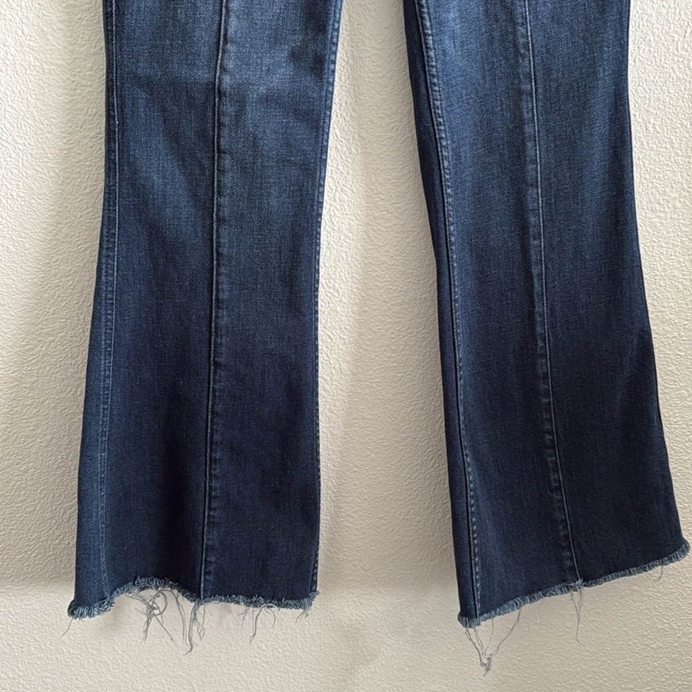 Pilcro and The Letterpress by Anthropologie Women's Crop Flared Jeans Size 28 - Picture 2 of 7